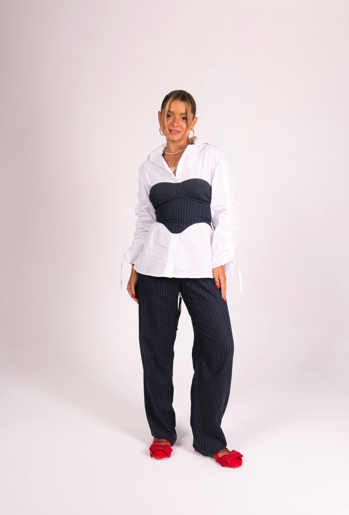 Camisa Tricoline Details