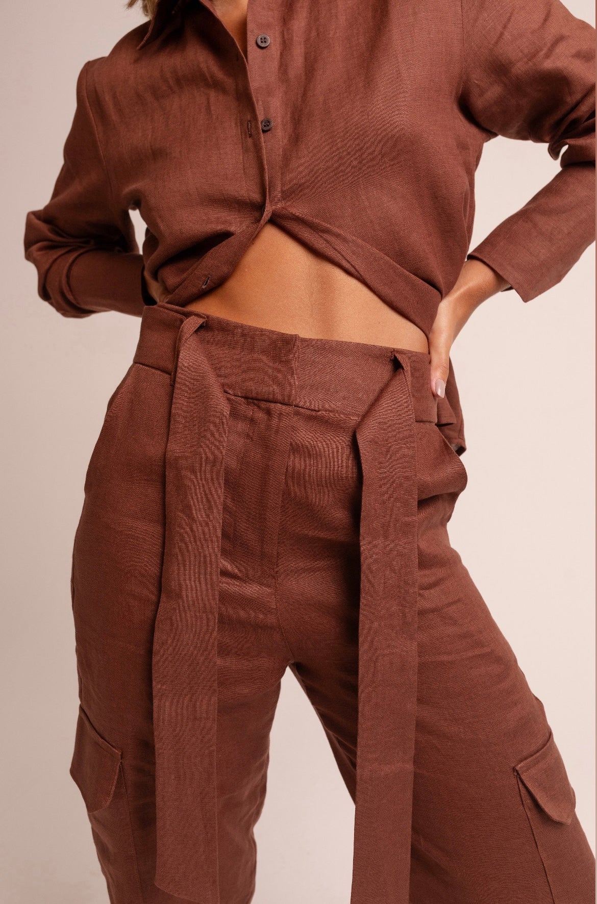 Calça de linho Moove