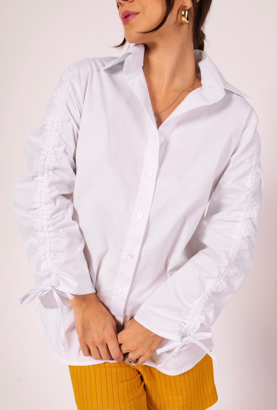 Camisa Tricoline Details
