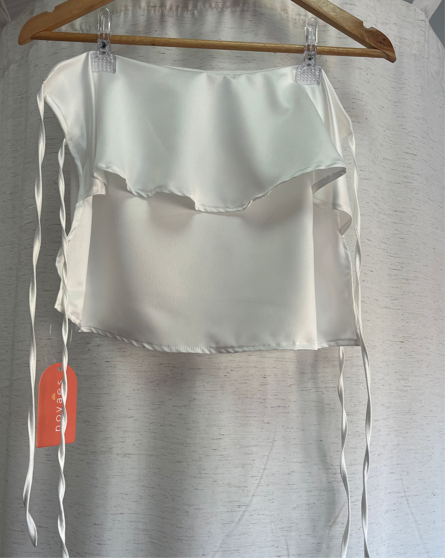 Cropped Darah com babado