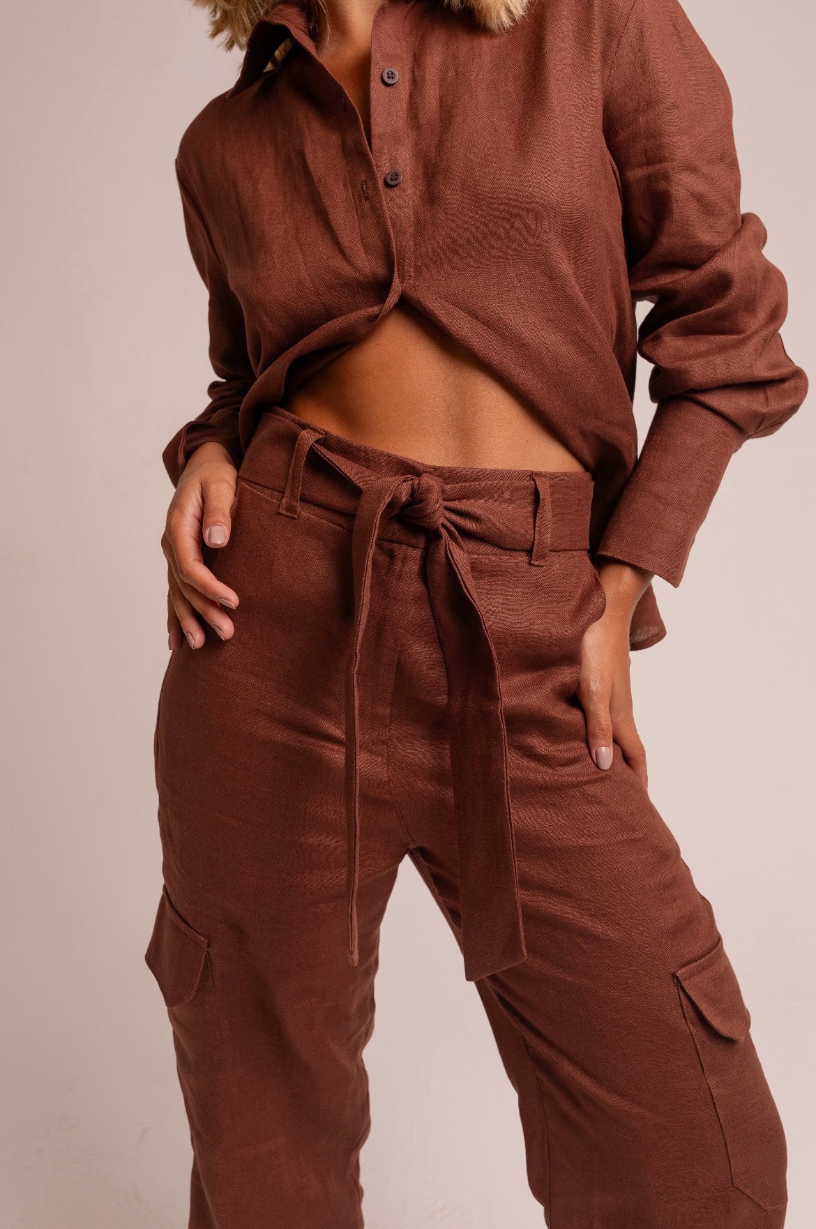 Calça de linho Moove