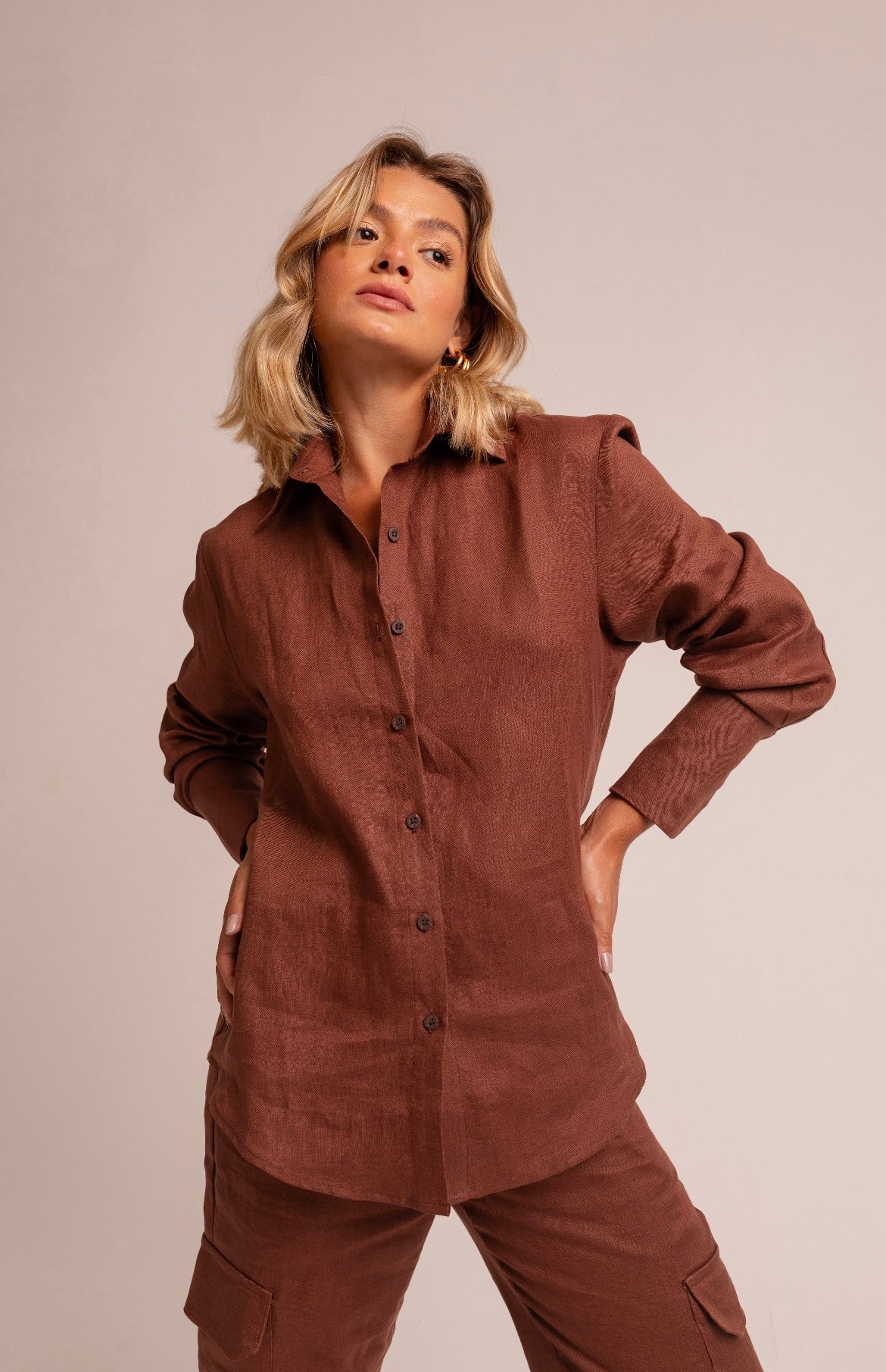 Camisa de linho Moove