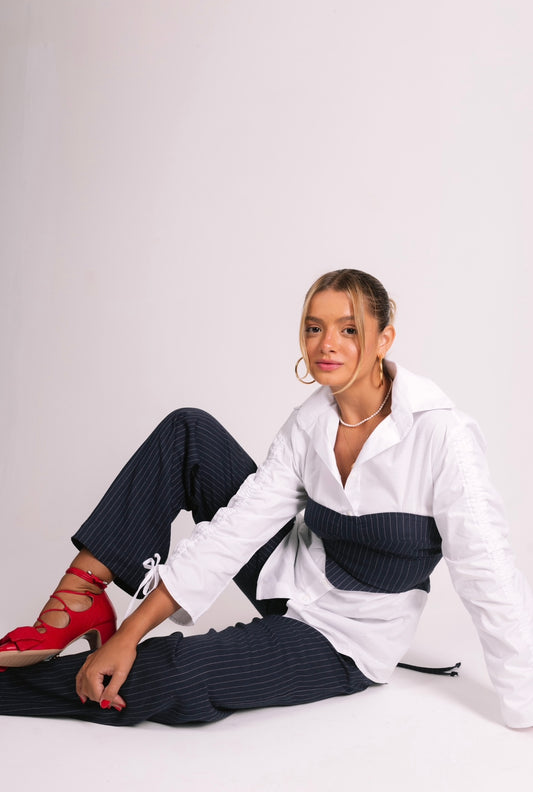 Camisa Tricoline Details